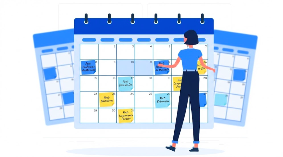 Como criar um calendário editorial que realmente converte em 2026